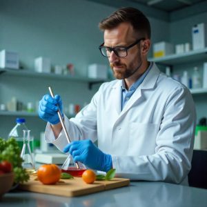 آزمایش شیمی مواد غذایی
